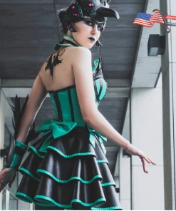 Pugs2Persians Glowing Skulls Cat Collar On Black | Small And Large Cat / Kitten Collar | Glow In The Dark