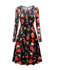 Shop4530021 Store Christmas Women Clothing 2018 Autumn Women Christmas Dress XL Plus Size New Year Festival Large Size Long Sleeve Tree Casual Vintage Winter Dress Ladies 19 Shop4530021 Store Christmas Women Clothing 2018 Autumn Women Christmas Dress XL Plus Size New Year Festival Large Size Long Sleeve Tree Casual Vintage Winter Dress Ladies