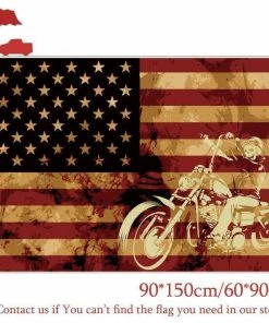 Online American Store Flags & Banner 90*150cm 60*90cm 3X5FT Flag Of Pirate Riding Motorcycle American Priate Flags 90x150cm Customized Pirate Banners