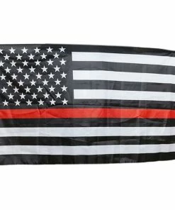 Golden Stars Shop American Flag 90*150cm USA Police Flags Thin American National Banner White And Blue Stars Printed Strip With Brass Grommets PC885857