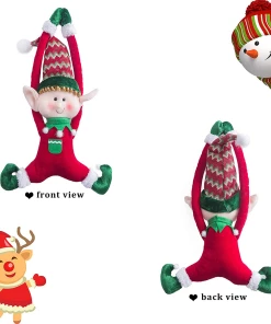 The American Store Elf Christmas Tree Ornaments Santa Claus Plush Hanging Party Favor Christmas Tree Decoration