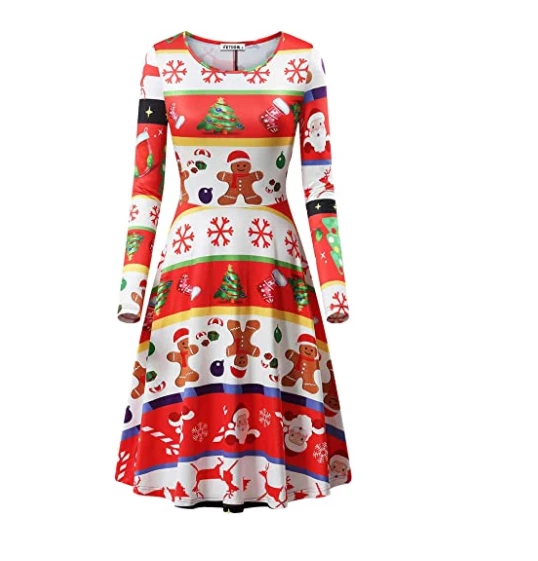 Shop4530021 Store Christmas Women Clothing 2018 Autumn Women Christmas Dress XL Plus Size New Year Festival Large Size Long Sleeve Tree Casual Vintage Winter Dress Ladies 11 Shop4530021 Store Christmas Women Clothing 2018 Autumn Women Christmas Dress XL Plus Size New Year Festival Large Size Long Sleeve Tree Casual Vintage Winter Dress Ladies
