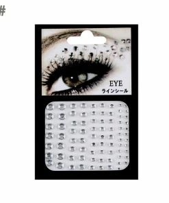 The American Store Adhesive Face Stickers Jewelry Gems Temporary Tattoo Face Jewelry Festival Party Body Gems Rhinestone Flash Tattoos Body Make Up