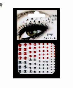 The American Store Adhesive Face Stickers Jewelry Gems Temporary Tattoo Face Jewelry Festival Party Body Gems Rhinestone Flash Tattoos Body Make Up