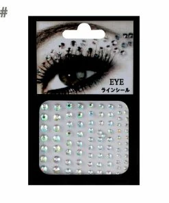 The American Store Adhesive Face Stickers Jewelry Gems Temporary Tattoo Face Jewelry Festival Party Body Gems Rhinestone Flash Tattoos Body Make Up
