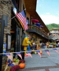 Onlineamericanstore American Flag String America USA Bunting Banner 2 Set And 20 Pcs Per Set Polyester Wedding Party Home 4th Of July Decor 25JUNE.3