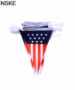 Onlineamericanstore American Flag String America USA Bunting Banner 2 Set And 20 Pcs Per Set Polyester Wedding Party Home 4th Of July Decor 25JUNE.3