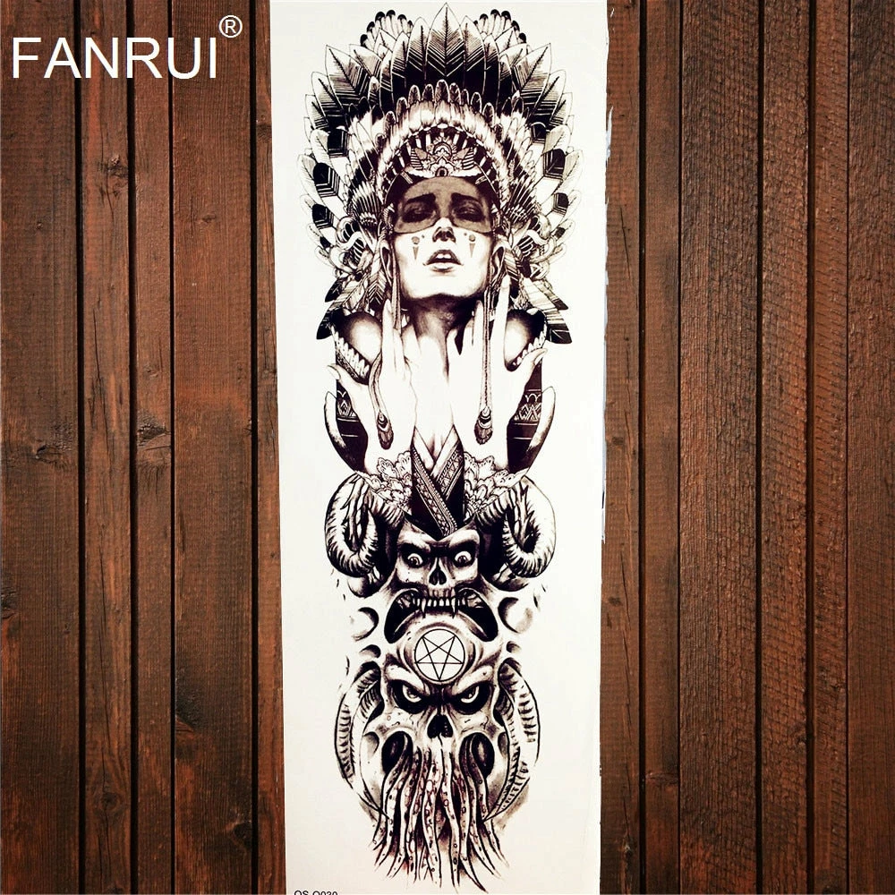 The American Store Army Warrior Soldier Black Temporary Tattoo Stickers For Men Full Body Art Arm Sleeve Tattoo 48*17CM Large Waterproof Tatoo Girl Halloween Temporary Tekashi69 Tattoos 32 The American Store Army Warrior Soldier Black Temporary Tattoo Stickers For Men Full Body Art Arm Sleeve Tattoo 48*17CM Large Waterproof Tatoo Girl Halloween Temporary Tekashi69 Tattoos