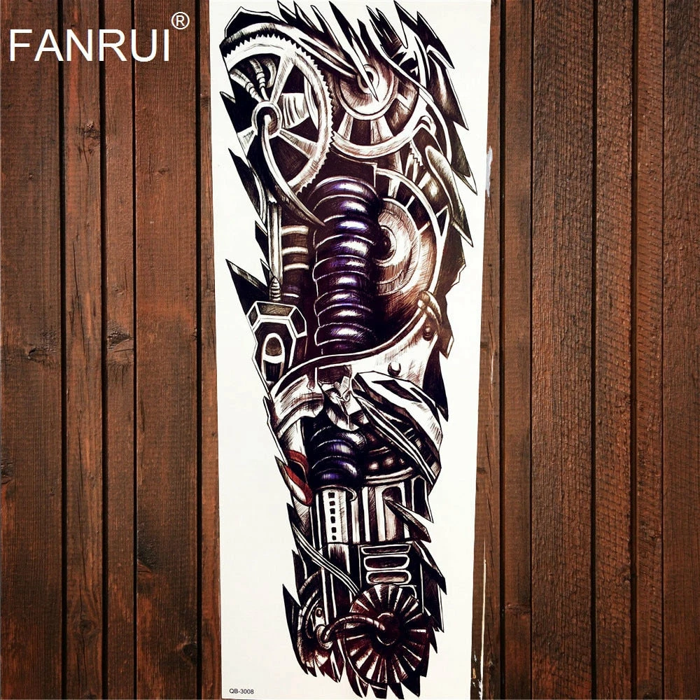 The American Store Army Warrior Soldier Black Temporary Tattoo Stickers For Men Full Body Art Arm Sleeve Tattoo 48*17CM Large Waterproof Tatoo Girl Halloween Temporary Tekashi69 Tattoos 5 The American Store Army Warrior Soldier Black Temporary Tattoo Stickers For Men Full Body Art Arm Sleeve Tattoo 48*17CM Large Waterproof Tatoo Girl Halloween Temporary Tekashi69 Tattoos