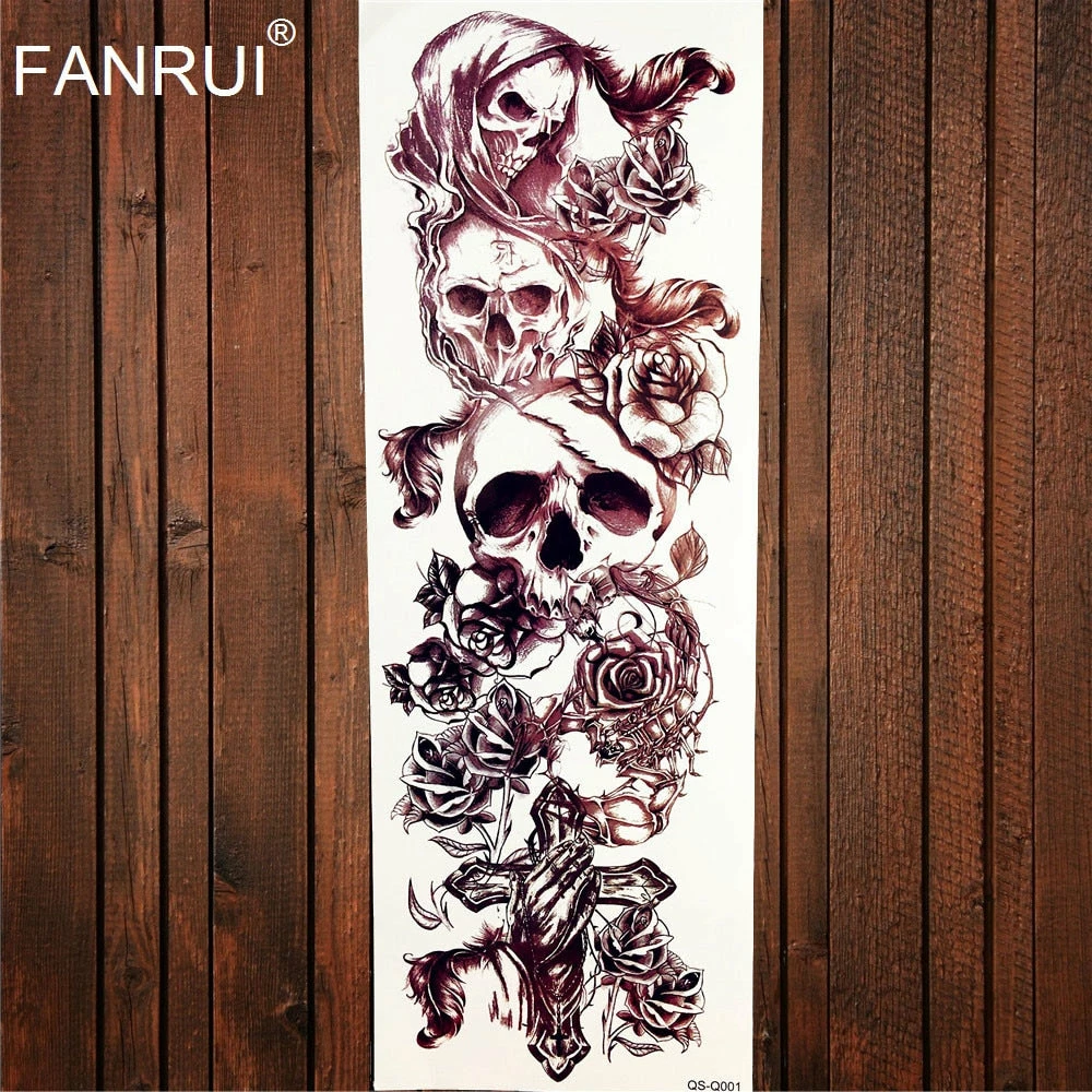 The American Store Army Warrior Soldier Black Temporary Tattoo Stickers For Men Full Body Art Arm Sleeve Tattoo 48*17CM Large Waterproof Tatoo Girl Halloween Temporary Tekashi69 Tattoos 13 The American Store Army Warrior Soldier Black Temporary Tattoo Stickers For Men Full Body Art Arm Sleeve Tattoo 48*17CM Large Waterproof Tatoo Girl Halloween Temporary Tekashi69 Tattoos