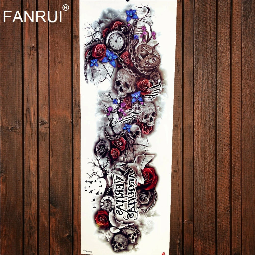 The American Store Army Warrior Soldier Black Temporary Tattoo Stickers For Men Full Body Art Arm Sleeve Tattoo 48*17CM Large Waterproof Tatoo Girl Halloween Temporary Tekashi69 Tattoos 18 The American Store Army Warrior Soldier Black Temporary Tattoo Stickers For Men Full Body Art Arm Sleeve Tattoo 48*17CM Large Waterproof Tatoo Girl Halloween Temporary Tekashi69 Tattoos