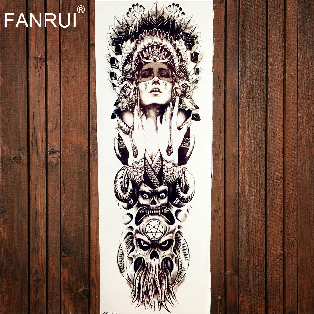 The American Store Army Warrior Soldier Black Temporary Tattoo Stickers For Men Full Body Art Arm Sleeve Tattoo 48*17CM Large Waterproof Tatoo Girl Halloween Temporary Tekashi69 Tattoos 15 The American Store Army Warrior Soldier Black Temporary Tattoo Stickers For Men Full Body Art Arm Sleeve Tattoo 48*17CM Large Waterproof Tatoo Girl Halloween Temporary Tekashi69 Tattoos