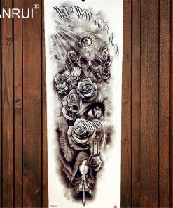 The American Store Army Warrior Soldier Black Temporary Tattoo Stickers For Men Full Body Art Arm Sleeve Tattoo 48*17CM Large Waterproof Tatoo Girl Halloween Temporary Tekashi69 Tattoos 40 The American Store Army Warrior Soldier Black Temporary Tattoo Stickers For Men Full Body Art Arm Sleeve Tattoo 48*17CM Large Waterproof Tatoo Girl Halloween Temporary Tekashi69 Tattoos