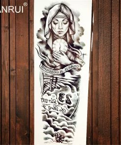 The American Store Army Warrior Soldier Black Temporary Tattoo Stickers For Men Full Body Art Arm Sleeve Tattoo 48*17CM Large Waterproof Tatoo Girl Halloween Temporary Tekashi69 Tattoos 38 The American Store Army Warrior Soldier Black Temporary Tattoo Stickers For Men Full Body Art Arm Sleeve Tattoo 48*17CM Large Waterproof Tatoo Girl Halloween Temporary Tekashi69 Tattoos