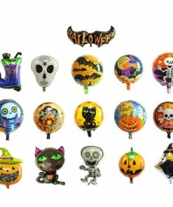 The American Store Bat Cartoon Children Spider Aluminum Foil Pumpkin Head 2018 New 1PC Home Decorations Kids Balloon Festival Supplies Halloween