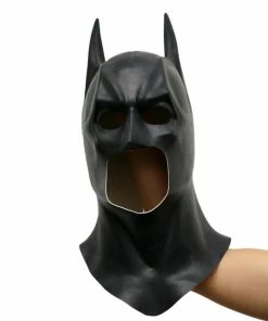 Foxtrotstep Halloween Mask Batman Masks Realistic Halloween Full Face Latex Batman Pattern Mask Costume Party Masks Carnival Cosplay Props