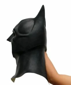 Foxtrotstep Halloween Mask Batman Masks Realistic Halloween Full Face Latex Batman Pattern Mask Costume Party Masks Carnival Cosplay Props