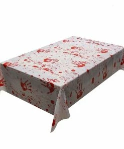 Assembly Store Blood Fingerprint Decoration Bloodstain Tablecloth Horror Halloween Decoration Hot Sale High Quality 2018 New Patterns Modern