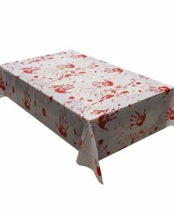 Assembly Store Blood Fingerprint Decoration Bloodstain Tablecloth Horror Halloween Decoration Hot Sale High Quality 2018 New Patterns Modern