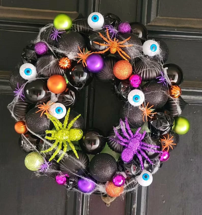 Onlineamericanstore Halloween Ornament Wreath, Boo Wreath, Halloween Decorations, Door Hanger, Front Door Wreath, Halloween Decor 3 Onlineamericanstore Halloween Ornament Wreath, Boo Wreath, Halloween Decorations, Door Hanger, Front Door Wreath, Halloween Decor
