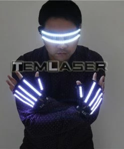 Tem-laser Technology Co., Ltd Halloween Mask Bright LED Stage Costumes LED Gloves, Luminous LED Glasses , Laser Stage Props Party Supplies 12 Tem-laser Technology Co., Ltd Halloween Mask Bright LED Stage Costumes LED Gloves, Luminous LED Glasses , Laser Stage Props Party Supplies