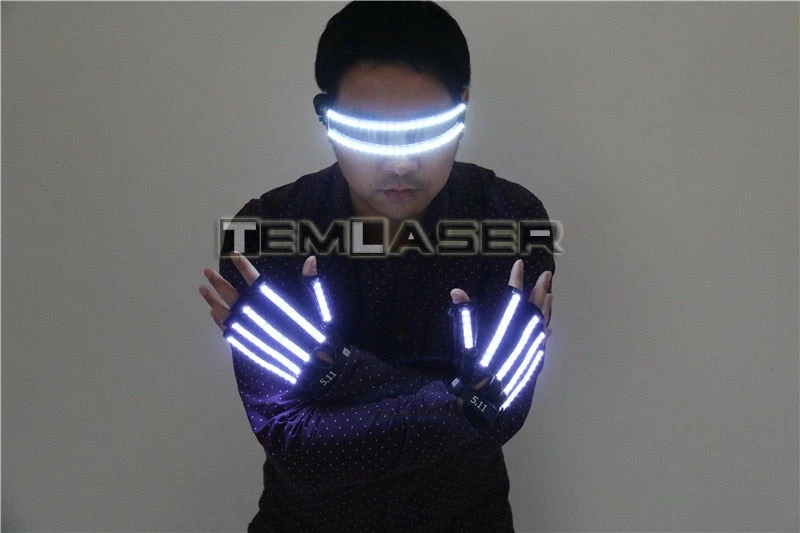 Tem-laser Technology Co., Ltd Halloween Mask Bright LED Stage Costumes LED Gloves, Luminous LED Glasses , Laser Stage Props Party Supplies 7 Tem-laser Technology Co., Ltd Halloween Mask Bright LED Stage Costumes LED Gloves, Luminous LED Glasses , Laser Stage Props Party Supplies
