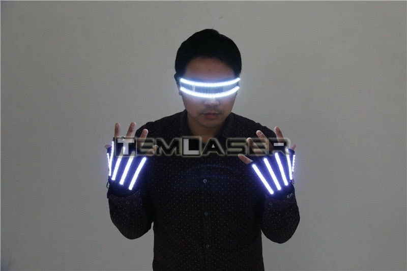 Tem-laser Technology Co., Ltd Halloween Mask Bright LED Stage Costumes LED Gloves, Luminous LED Glasses , Laser Stage Props Party Supplies 8 Tem-laser Technology Co., Ltd Halloween Mask Bright LED Stage Costumes LED Gloves, Luminous LED Glasses , Laser Stage Props Party Supplies