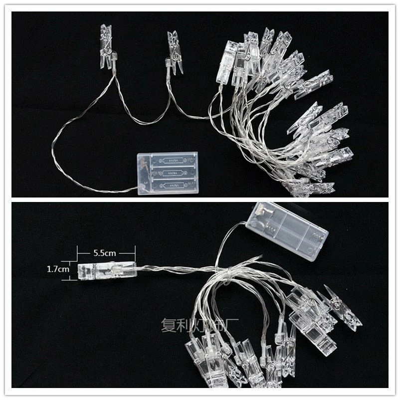 The American Store 1 M 10 Lamp Photo Clip LED Battery Box LED Strip Light Christmas Decorations For Home New Year Decoration Natal. New Year Collection 43 The American Store 1 M 10 Lamp Photo Clip LED Battery Box LED Strip Light Christmas Decorations For Home New Year Decoration Natal. New Year Collection
