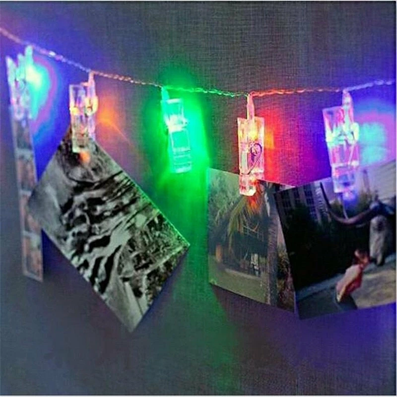 The American Store 1 M 10 Lamp Photo Clip LED Battery Box LED Strip Light Christmas Decorations For Home New Year Decoration Natal. New Year Collection 14 The American Store 1 M 10 Lamp Photo Clip LED Battery Box LED Strip Light Christmas Decorations For Home New Year Decoration Natal. New Year Collection