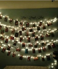 The American Store 1 M 10 Lamp Photo Clip LED Battery Box LED Strip Light Christmas Decorations For Home New Year Decoration Natal. New Year Collection 89 The American Store 1 M 10 Lamp Photo Clip LED Battery Box LED Strip Light Christmas Decorations For Home New Year Decoration Natal. New Year Collection