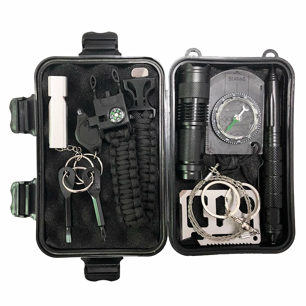 YP Outdoor Store Military Clothing & Accessories Camping 10 In 1 Survival Kit Outdoor Tourism Multifunction First Aid SOS Emergency Supplies +slingshot Survival Kit Military 3 YP Outdoor Store Military Clothing & Accessories Camping 10 In 1 Survival Kit Outdoor Tourism Multifunction First Aid SOS Emergency Supplies +slingshot Survival Kit Military