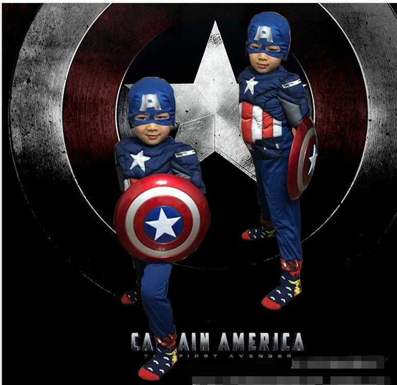 The American Store Captain America Costume Avengers Child Cosplay HALLOWEEN PARTY CARNIVAL SUPPLY Kids Superhero Costume 8 The American Store Captain America Costume Avengers Child Cosplay HALLOWEEN PARTY CARNIVAL SUPPLY Kids Superhero Costume