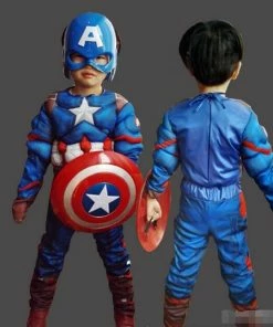 The American Store Captain America Costume Avengers Child Cosplay HALLOWEEN PARTY CARNIVAL SUPPLY Kids Superhero Costume 12 The American Store Captain America Costume Avengers Child Cosplay HALLOWEEN PARTY CARNIVAL SUPPLY Kids Superhero Costume