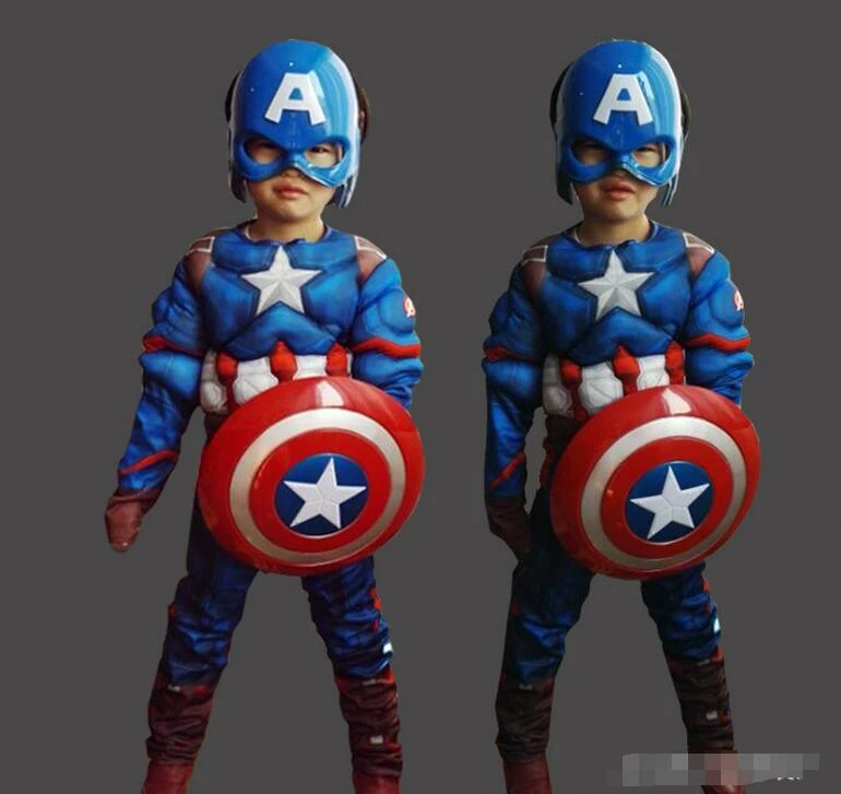 The American Store Captain America Costume Avengers Child Cosplay HALLOWEEN PARTY CARNIVAL SUPPLY Kids Superhero Costume 6 The American Store Captain America Costume Avengers Child Cosplay HALLOWEEN PARTY CARNIVAL SUPPLY Kids Superhero Costume