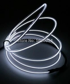 YUCHAO Store Halloween Decorations Carinal Rave Costume Glowing Light Up Suit Halloween Christmas Luminous Led Cloting Fashion EL Wire Flashing Costumes