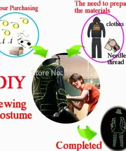 YUCHAO Store Halloween Decorations Carinal Rave Costume Glowing Light Up Suit Halloween Christmas Luminous Led Cloting Fashion EL Wire Flashing Costumes