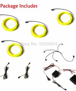 YUCHAO Store Halloween Decorations Carinal Rave Costume Glowing Light Up Suit Halloween Christmas Luminous Led Cloting Fashion EL Wire Flashing Costumes