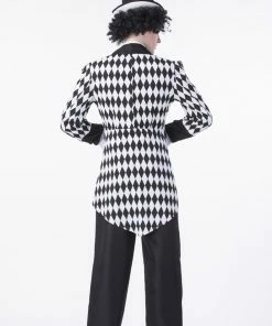 Amine Store Couple Halloween Costume Carnival Party Halloween Magician Costumes Men Mad Hatter Costume Women Circus Clown Cosplay Fancy Dress Jumpsuit Couple