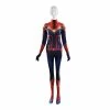 TCOS Store Halloween Women Costumes Carol Danvers Captain Marvel Cosplay Costume Women Halloween Party Bodysuit Spandex Lycra Nylon Zentai Drop Shipping 2 TCOS Store Halloween Women Costumes Carol Danvers Captain Marvel Cosplay Costume Women Halloween Party Bodysuit Spandex Lycra Nylon Zentai Drop Shipping