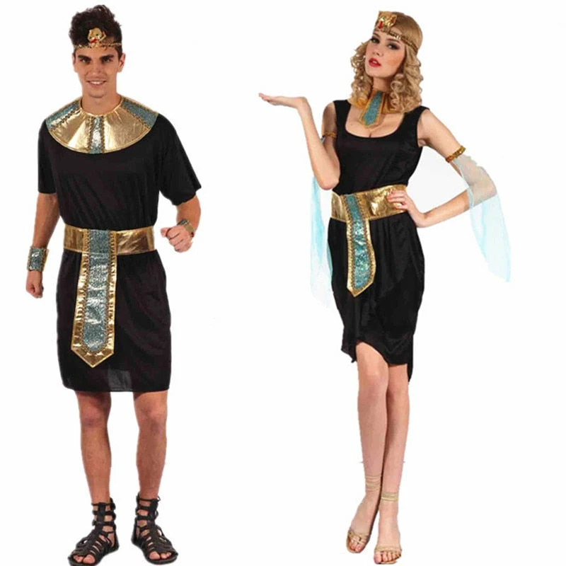 Fineny Store Chief King Men Costumes Halloween Party Couple Adults Clothing Cleopatra Fancy Women Dress Exotic Masquerade Party 5 Fineny Store Chief King Men Costumes Halloween Party Couple Adults Clothing Cleopatra Fancy Women Dress Exotic Masquerade Party