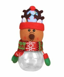 Shenzhen Super Deal Co,.Ltd Christmas Home Decor Child Kids Christmas Gift Bags Candy Jar Storage Bottle Santa Bag Sweet Christmas Bag And Boxes New Year 2019 Navidad 2018 Noel