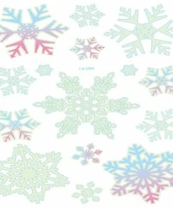 LEIBABA Store Christmas 2018 New Year Decoration 1Pc Noel Luminous Temporary Tattoo Stickers Christmas Decorations For Home Natal Home Decor.Q