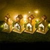 Heitan Store Christmas Decoration For Home Christmas Ornaments LED Light Chalet Hotel Bar Christmas Tree Decor Cabin Pendant Decor 1030 Christmas Decorations