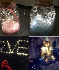 Ali Home Bar Laser Christmas Lights Christmas Decoration Light 3M 4M 5M Copper Wire LED String Light Wedding Garland LED Lamps Christmas Tree Ornaments Decor