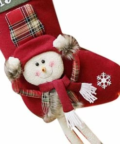 Life Priority Store Christmas Decorations Christmas Pendant Christmas Gift Bag Big Socks Christmas Tree Pendant Children Gift Candy Bag