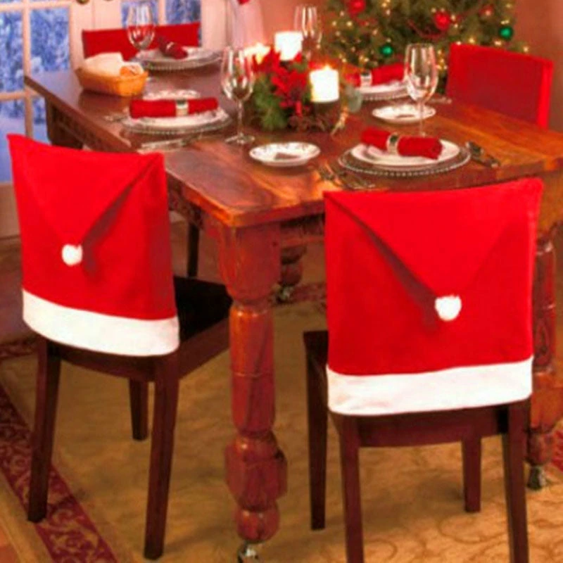 Yegooma Store Christmas Decorations For Home Non-Woven Chair Covers Christmas Table Decoration Supplies Christmas Hats Christmas Home Decor 3 Yegooma Store Christmas Decorations For Home Non-Woven Chair Covers Christmas Table Decoration Supplies Christmas Hats Christmas Home Decor