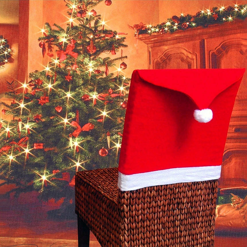 Yegooma Store Christmas Decorations For Home Non-Woven Chair Covers Christmas Table Decoration Supplies Christmas Hats Christmas Home Decor 6 Yegooma Store Christmas Decorations For Home Non-Woven Chair Covers Christmas Table Decoration Supplies Christmas Hats Christmas Home Decor