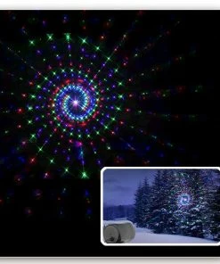 CAIYUE Official Store Christmas Garden Laser Lights Moving RGB Stars 20 Patterns Projector Showers Outdoor Waterproof IP65 RF Remote For Xmas Holiday