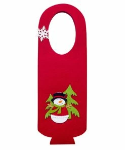 The American Store Christmas Gift Bags And Boxes Christmas Red Wine Bottle Bag Cartoon Xmas Decoration Wine Gift Felt Bag Kerst Decoratie Kerst
