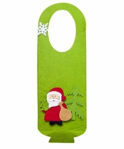 The American Store Christmas Gift Bags And Boxes Christmas Red Wine Bottle Bag Cartoon Xmas Decoration Wine Gift Felt Bag Kerst Decoratie Kerst